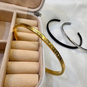 بنگل استیل DANIEL دستبند استیل در سه رنگ ارسال رایگان